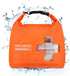 RHINO RESCUE Waterproof First Aid Kit, Lightweight Dry Bag for Emergency Survival Supplies, Orange