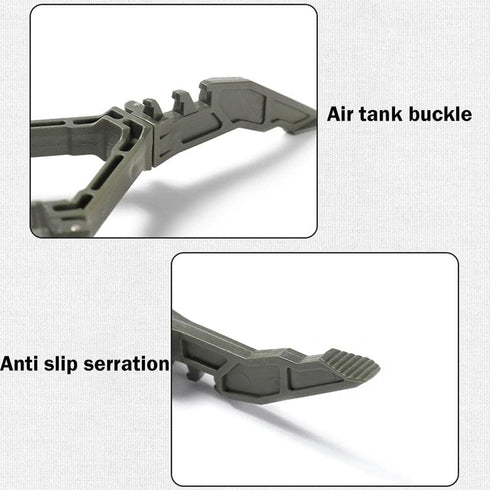 Fuel Can Stabilizer for Camping Stoves - Foldable Cartridge Canister Tripod Bracket for Outdoor Cooking