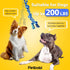 Petbobi Bungee Dog Toy, Tree Tug Toy for Pitbulls, Interactive Exercise Toy with Durable Rope, Blue