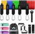WHATAFIT Resistance Bands - Exercise Bands with Handles for Men and Women, Strength Training Home Gym Equipment