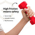 Portzon Weights Dumbbells Set of 2 - 10 Color Options, 1-15 LB Neoprene Dumbbells, Anti-Slip & Hex Shape