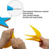 Eco Walker 12pcs Colorful Star Arrow Spot Marker Non-Slip Directional Carpet Marker for Training Agility, Kids