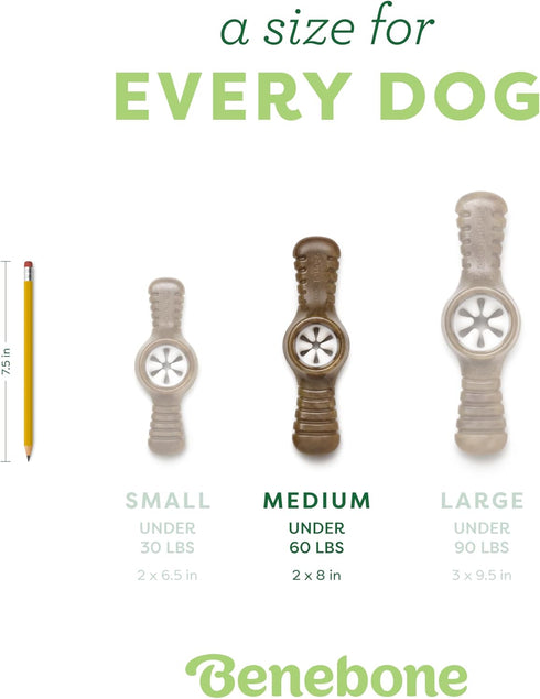 Benebone Pawplexer Interactive Treat Dispensing Tough Dog Puzzle Chew Toy, Medium, Real Bacon Flavor, Made in USA