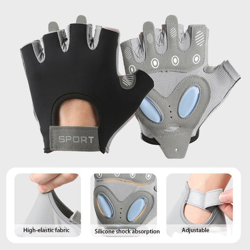 INOGIH Unisex Durable Workout Gloves for Fitness and Weightlifting - Non-Slip Design