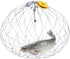 Automatic Opening Closing Fishing Net Cage Crab Traps for Crabbing Fishing Net Bait Shrimp Cage Steel Wire Crab Nets