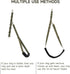 Adjustable Dog Grooming Belly Straps, No Sit Haunch Holder Grooming Restraint for Pet Bathing and Grooming (Army Green)