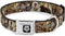 Supernatural Dog Collar with Seatbelt Buckle, 4 Character Saintly Icons, Skull Roses, 18-32 Inches, 1.5 Inch Wide