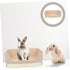 LIOOBO Chinchillas Rabbit Potty Trainer Large Drawer Style Litter Box for Pets Portable and Easy to Clean for Rabbits