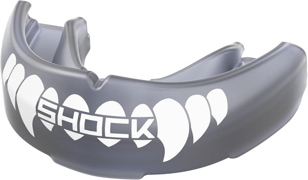 Shock Doctor Mouth Guard for Braces - Upper Teeth Protection, Instant Fit, Adult & Youth Sizes