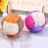 3Pcs Cat Toy Sisal Ball, Eco-Friendly Interactive Chew Toy for Pets (Random Color)