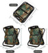 YESIACE Backpack Portable Hiking Camouflage Camping Stool, Folding Camping Chair Stool with Cooler Insulated Picnic Bag