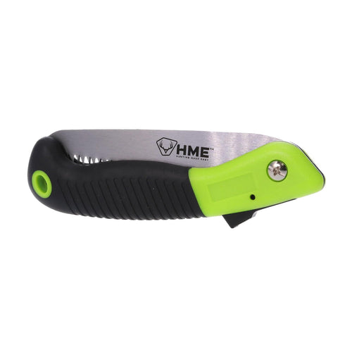 HME Hunter's Combo Pack - 7" Folding Pocket Hand Saw & Heavy-Duty Ratchet Shears for Camping & Hiking