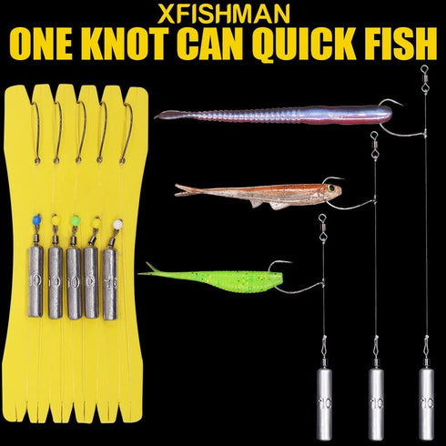 Ready Rig Drop Shot Rigs for Bass Fishing with Hooks and Sinker Weights