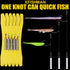 Ready Rig Drop Shot Rigs for Bass Fishing with Hooks and Sinker Weights