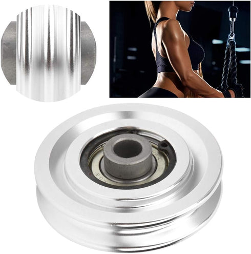 Heavy Duty Groove Wheel Fitness Equipment Accessories, Stainless Steel Swivel Pulley for Gym Accessories Home