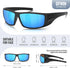 Polarized Sports Sunglasses for Men Women UV400 Protection Wrap Around Cycling Fishing Unbreakable Frame