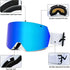 FMY Ski Goggles for Men Women & Youth, Anti Fog UV400 Protection Snowboard Skiing Goggles for Adult