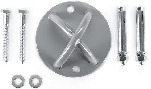 Wall Mount Bracket for Suspension Straps - Ceiling Anchor X Mount for Strength Training Systems