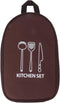 Camping Travel Cooking Utensils Bag,Camping Cooking Utensils Set,Travel Cookware Pouch Bag with
