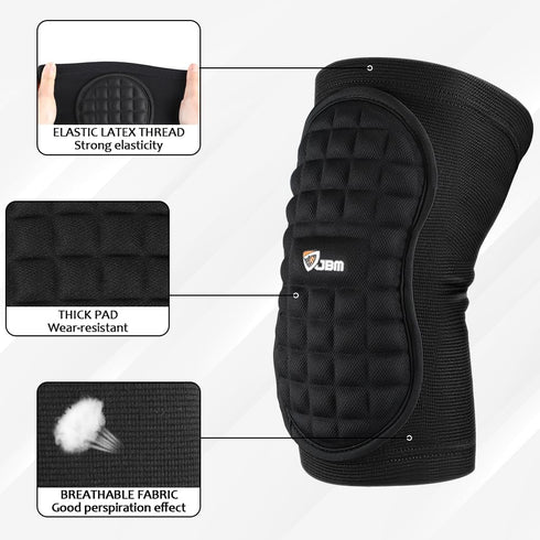 JBM Knee Brace Compression Sleeve for Women and Men, Knee Pad for Basketball, Volleyball, Running, Exercise