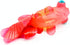 Silicone Artificial Fish Aquarium Decoration - High Simulation Lifelike Floating Fake Betta Fish Tank Ornament (Red
