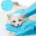 Silicone Bathing Gloves for Dogs, Cats, & Most Animals – Long Sleeve Grooming Glove with Foam Scrubbing Bristles