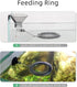 UPETTOOLS Shrimp Feeding Dish Set, Clear Durable Fish Feeder Tube Kit with Cleaning Brush for Fish Tank