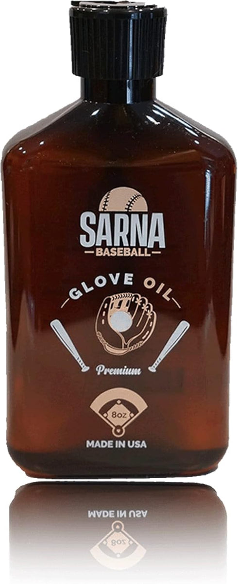 Softball Glove Oil - Softens and Hydrates Baseball Gloves and Mitts, Great for Breaking in New Equipment (8.0 oz)