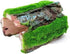 Aquarium Decor: Fish Tank Cave & Branch with Moss, Resin Hideout for Axolotl, Frog, Turtle, Gecko, Snake, 2PC