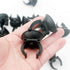 Aquarium Heater Holder Suction Cup Clip - Black for Fish Tube Hose Plant Decoration (Sucker Dia 1.34", Clip Dia 0.9)