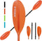 Kayak Paddle, 4 Pieces Aluminum Shaft and PP Blade, Lightweight 90.5inch/230cm Oars