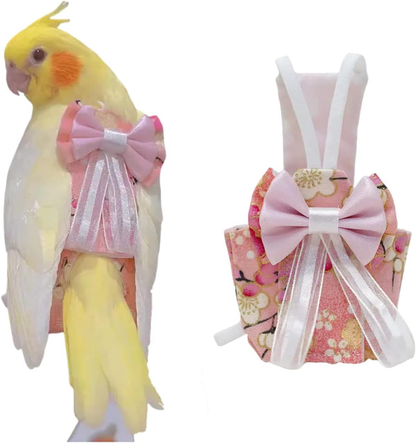 Barn Eleven Bird Flight Suits Diapers, Parrot Diapers for Monk Parakeets, Cockatiels, Parrot Clothes
