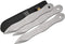 Szco Supplies 10" Stainless Steel 3-Piece Knife Set with Nylon Belt Sheath