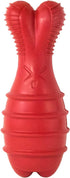 Petstages Grunt Fetch Stick Red Bunny Dog Toy - Fun Sound and Shape for Fetch Play
