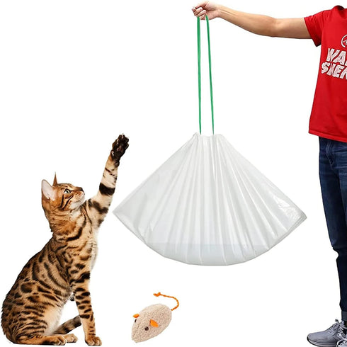 KropBom 20 Count Jumbo Cat litter Box Liners, 46" x 19" Extra Large