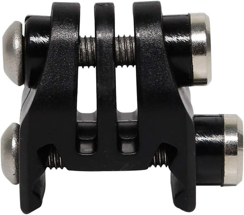 Picatinny Rails Airsoft Gun Rail Helmet Mounts Adapter for GoPro Action Camera (2 Black)