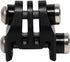 Picatinny Rails Airsoft Gun Rail Helmet Mounts Adapter for GoPro Action Camera (2 Black)