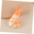 2pcs Abaodam Artificial Shrimp Model Aquarium Shrimp Tank Accessory Fake Figurines for Display