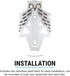 Portland Design Works Owl Cage - Lightweight Water Bottle Holder for Bikes, Snowy Owl