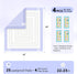 3D-Barrier 7 22"x23" 25 Counts 4 ZOMISIA Puppy Pee Pads for Dogs, Cups Absorb & Rise Puffy Gel-Wall Leak-Proof, + Pet