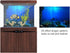 FILFEEL Aquarium Background Fish Decorations, 3D Effect PVC Adhesive Poster Underwater World Backdrop Decoration (61 x