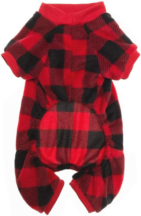 SCENEREAL Dog Pajamas for Small to Large Dogs, Warm Puppy Onesie Outfits for Winter Christmas - Dog Jammies Pjs