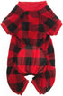 SCENEREAL Dog Pajamas for Small to Large Dogs, Warm Puppy Onesie Outfits for Winter Christmas - Dog Jammies Pjs