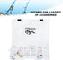 Fishing Tackle Box Set with Adjustable Dividers, Transparent Organizer Tray, 2 Packs/4 Packs Plastic Tool Box