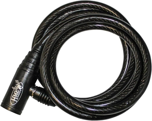 HME 6-Foot Self-Coiling Protective Cable Locks - 3 Pack with 2 Keys - Durable Versatile Hunting Tree Stand