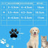Dog Cat Boots Shoes Socks - Adjustable Waterproof Breathable Anti-Slip Sole for Tiny Dogs (M, Red)