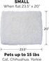 Furhaven Self-Warming Cat Bed for Indoor Cats, 4-Beds-in-1, Washable Plush Faux Fur Cuddler, Small, Spruce