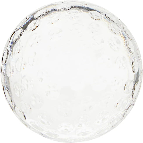 Juvale Crystal Golf Trophy Award - 2 in Clear Crystal, Display Stand Base & Presentation Gift Box