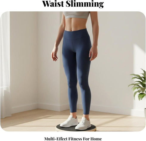 Menolana Ab Twister Board Twist Disc Core Strength Toning Disc Wooden Balance Twist Board Waist Twisting Disk