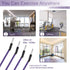 Pedal Resistance Band, 4-Tube Elastic Pull Rope for Sit-ups, Yoga Strap, Bodybuilding Expander, Fitness Equipment.